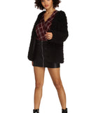 Plaid For Success Surplice Top