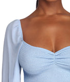 Sassy And Smocked Crop Top