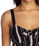 Set In Stripes Crop Top