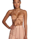With fun and flirty details, Border Theory Crop Top shows off your unique style for a trendy outfit for the summer season!