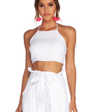 Feeling Fresh And Fab Halter Top