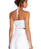 Feeling Fresh And Fab Halter Top