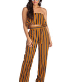 Stripes To Stun Crop Top