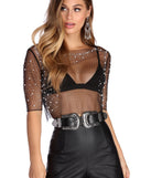 Effortlessly Embellished Crop Top