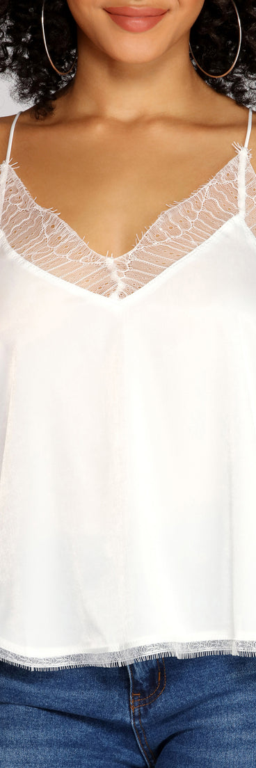 Satin Sweet Tank Top