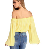 With fun and flirty details, Miss Brightside Crop Top shows off your unique style for a trendy outfit for the summer season!