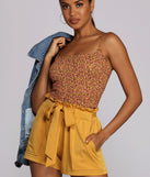 Sweet In Floral Smocked Top