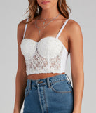With fun and flirty details, the Pretty In Pearls Hand Beaded Bustier shows off your unique style for a trendy outfit for summer!
