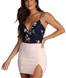 With fun and flirty details, Sweet In Floral Bodysuit shows off your unique style for a trendy outfit for the summer season!