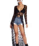 With fun and flirty details, All You Eyelash Lace Duster shows off your unique style for a trendy outfit for the summer season!