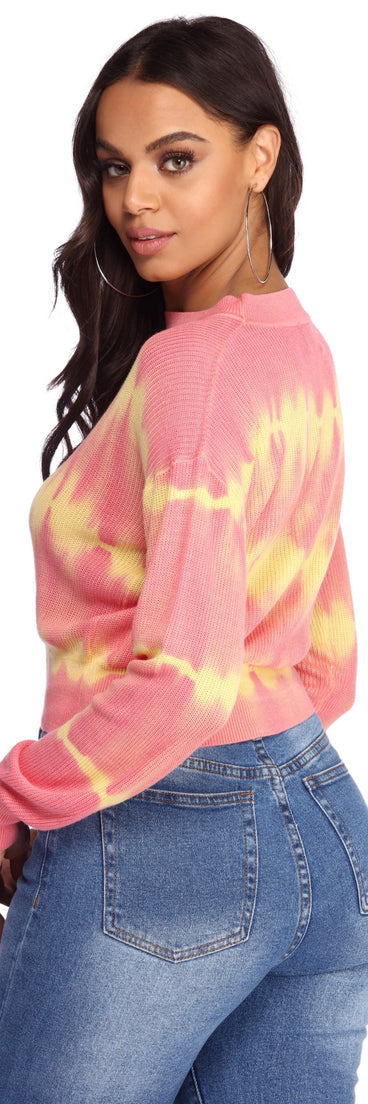 Trendy In Tie Dye Sweater