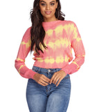 Trendy In Tie Dye Sweater