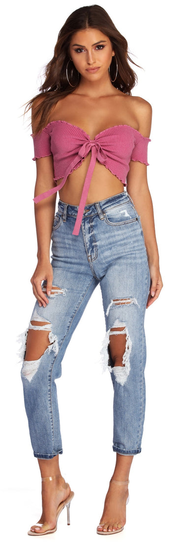 With fun and flirty details, Too Sweet Knot To Love shows off your unique style for a trendy outfit for the summer season!
