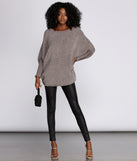 With fun and flirty details, Boat Neck Chenille Pullover Sweater shows off your unique style for a trendy outfit for the summer season!