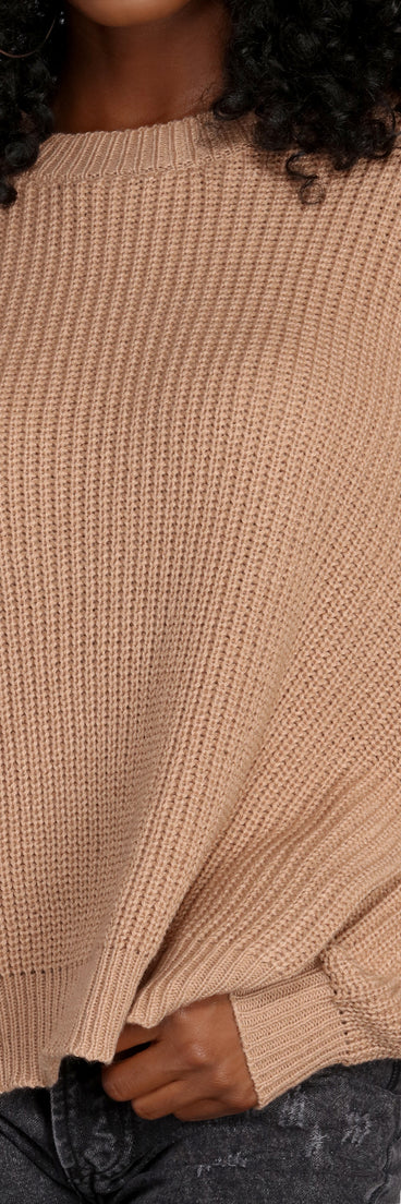 With fun and flirty details, Knot Thinking About You Sweater shows off your unique style for a trendy outfit for the summer season!