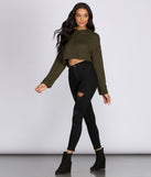 Casual Vibe Cropped Hoodie for 2022 festival outfits, festival dress, outfits for raves, concert outfits, and/or club outfits
