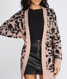 Purrfect Style Leopard Print Cardigan for 2022 festival outfits, festival dress, outfits for raves, concert outfits, and/or club outfits