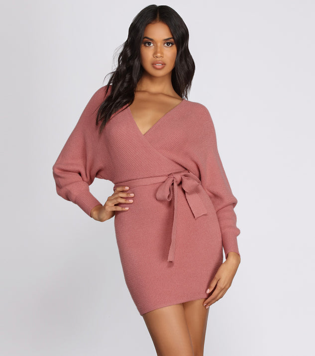 Sultry Sweater Dress