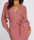 Sultry Sweater Dress