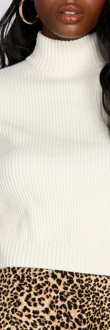 Soft To The Touch Mock Neck Sweater