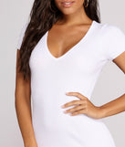 Stylishly Sleek Open Back Sweater Dress