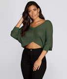Lightweight Knit Crop Pullover