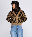 Won't Stop Leopard Print Cardigan for 2022 festival outfits, festival dress, outfits for raves, concert outfits, and/or club outfits