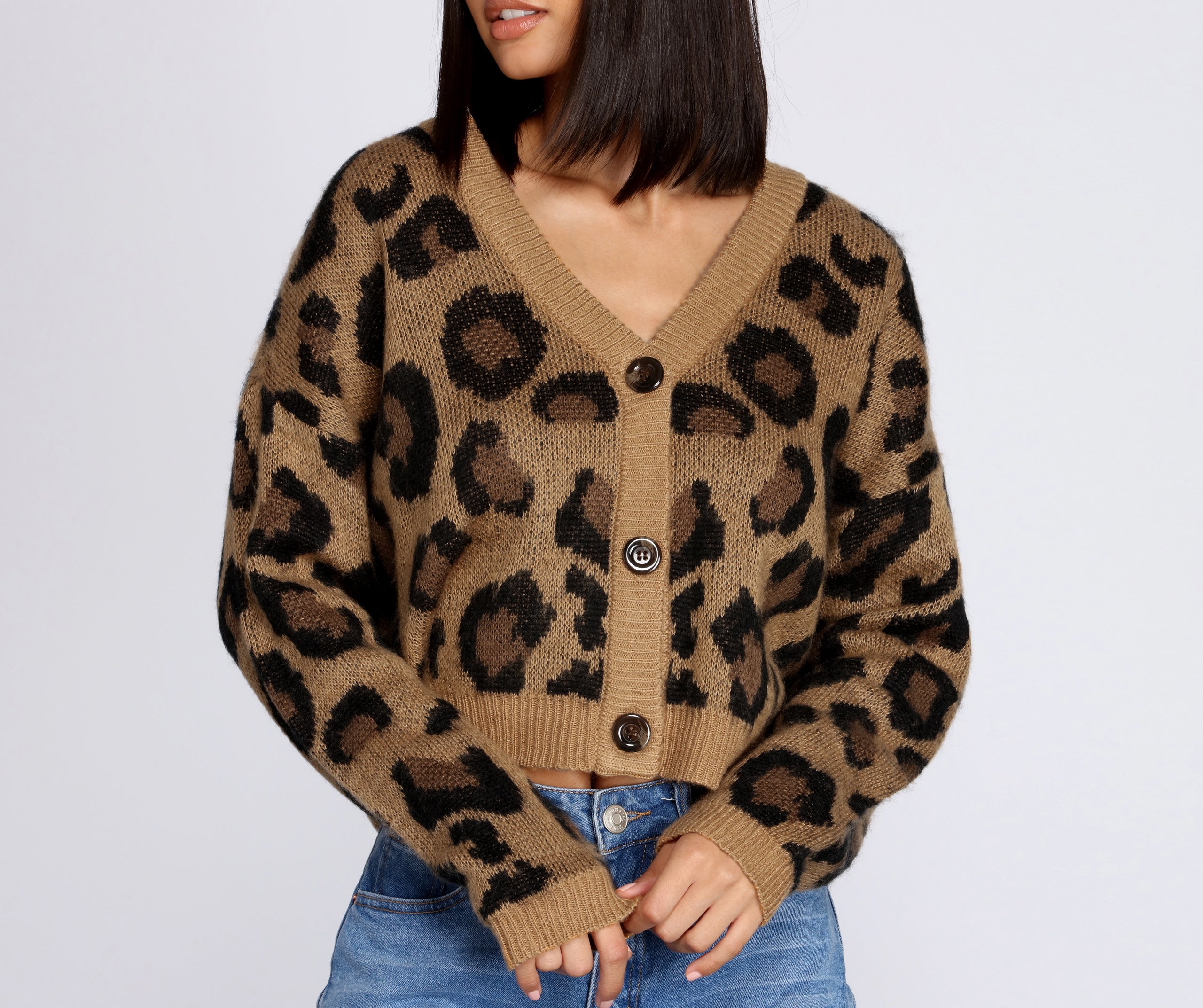Won't Stop Leopard Print Cardigan | Windsor
