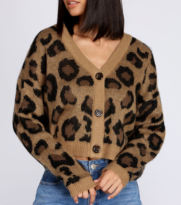 Won't Stop Leopard Print Cardigan | Windsor