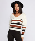 With fun and flirty details, Striped Lattice Back Pullover shows off your unique style for a trendy outfit for the summer season!