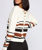 With fun and flirty details, Striped Lattice Back Pullover shows off your unique style for a trendy outfit for the summer season!