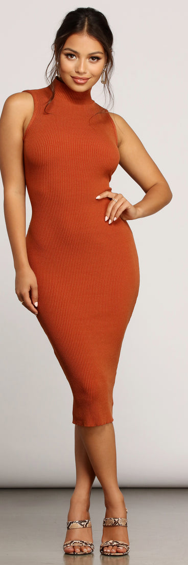 Owning Knit Midi Dress