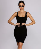 You’ll make a statement in Buckled In Sleeveless Mini Dress as an NYE club dress, a tight dress for holiday parties, sexy clubwear, or a sultry bodycon dress for that fitted silhouette.