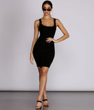 Buckled In Sleeveless Mini Dress