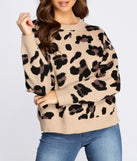 Stay Wild Leopard Print Sweater for 2022 festival outfits, festival dress, outfits for raves, concert outfits, and/or club outfits