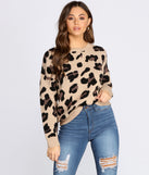 Stay Wild Leopard Print Sweater for 2022 festival outfits, festival dress, outfits for raves, concert outfits, and/or club outfits