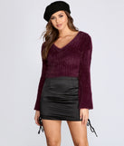 Worth The Wait Faux Fur Pullover Sweater