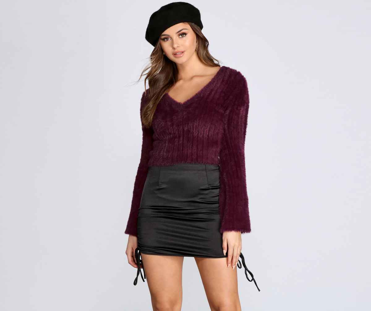 Worth The Wait Faux Fur Pullover Sweater & Windsor