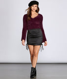 Worth The Wait Faux Fur Pullover Sweater