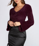 Worth The Wait Faux Fur Pullover Sweater