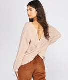 With fun and flirty details, Knot So Innocent Knit Sweater shows off your unique style for a trendy outfit for the summer season!