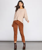 With fun and flirty details, Knot So Innocent Knit Sweater shows off your unique style for a trendy outfit for the summer season!