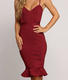 Curves Ahead Bandage Midi Dress