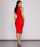 It's A Snap Ribbed Dress