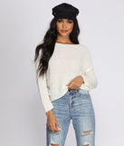 Get Twisted V-Neck Sweater