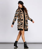 With fun and flirty details, Long-Line Leopard Cardigan shows off your unique style for a trendy outfit for the summer season!