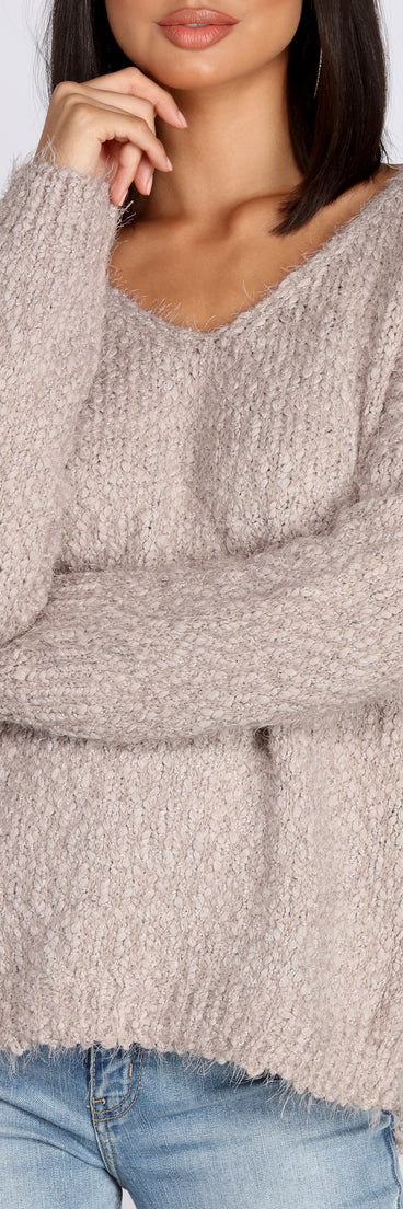 Fall Days Fuzzy Sweater