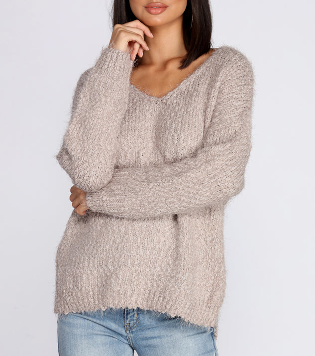 Fall Days Fuzzy Sweater