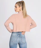 With fun and flirty details, Sweater Weather Mock Neck Cropped Top shows off your unique style for a trendy outfit for the summer season!