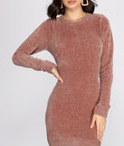 Chill In Chenille Sweater Dress